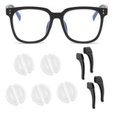 NG-01 air cushion nose pads attached to glasses frame