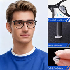 Hypoallergenic silicone material used in nose pads