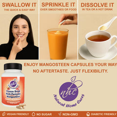 Lifestyle shot showing capsules with glass of water