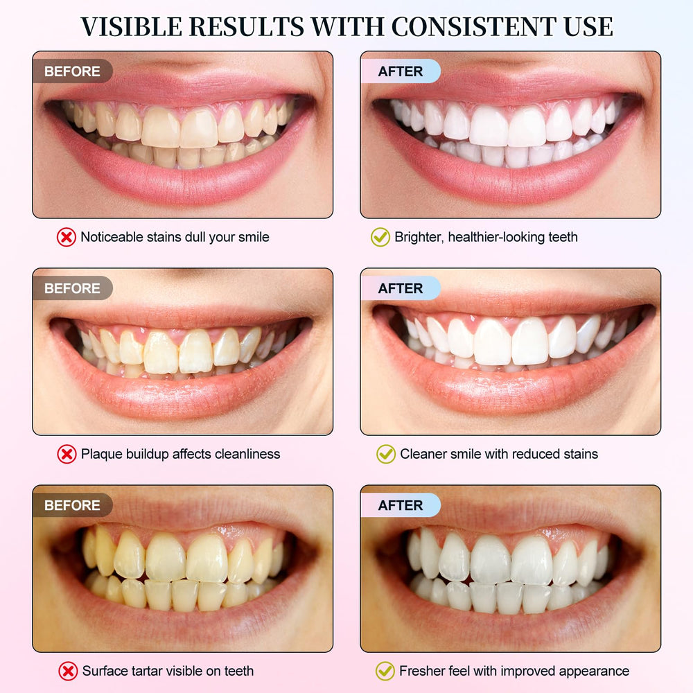 Niacinamide toothpaste highlighting brightening effects