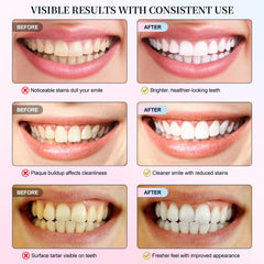 Niacinamide toothpaste highlighting brightening effects