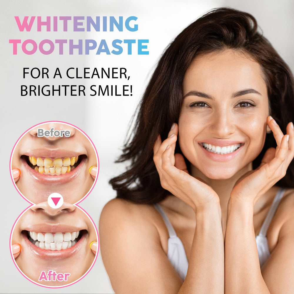 Niacinamide toothpaste ingredients and natural particles