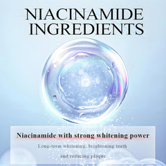 Niacinamide Whitening Toothpaste 100g packaging box and tube