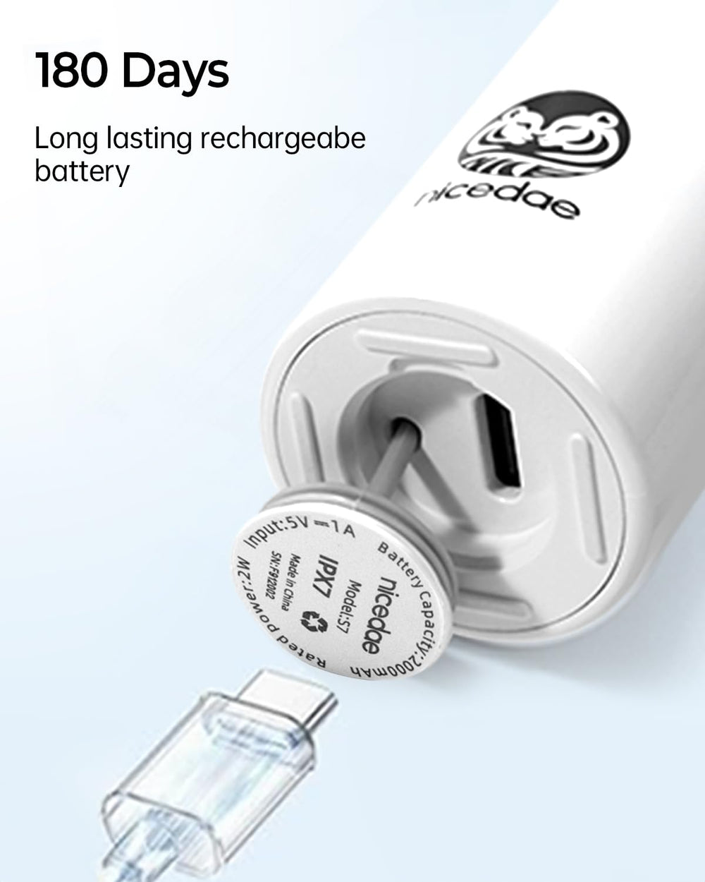 Travel case included with Nicedae S7 2-pack