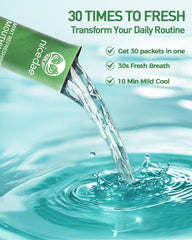 nicedae travel mouthwash packaging with mint flavor