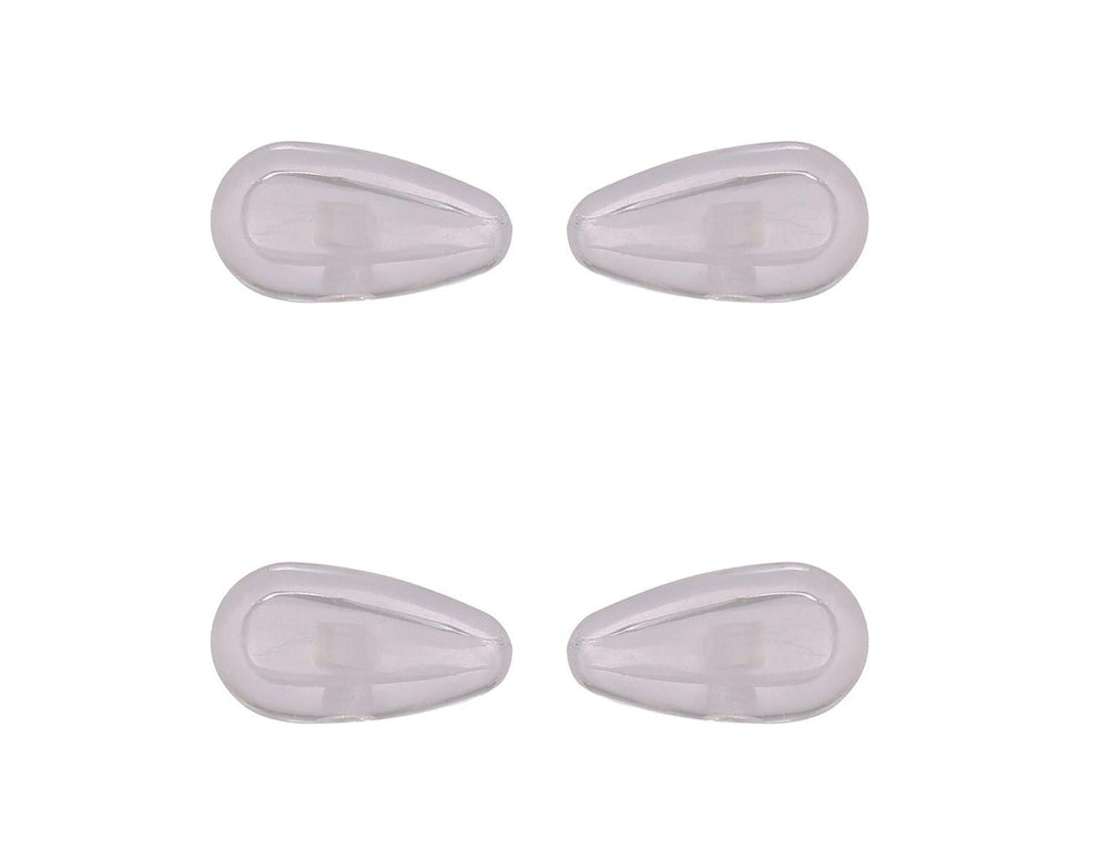 NicelyFit screw-in nose pads 15x7mm clear – pair 1