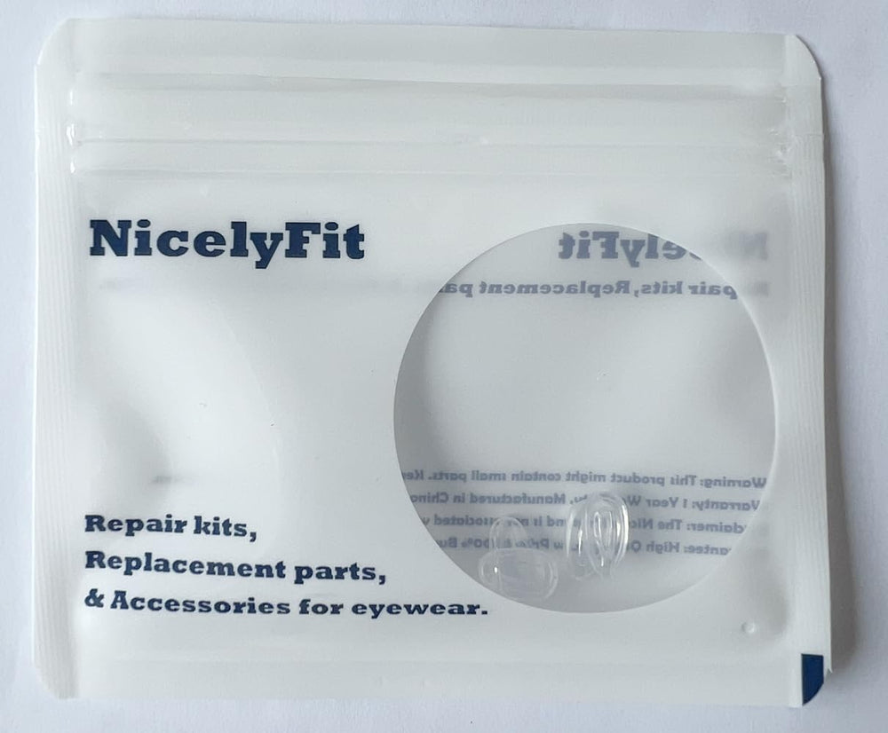 NicelyFit 2-pair nose pads with packaging for Oakley frames