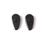 NicelyFit screw-in nose pads for Oakley eyewear, black, 15x7mm, 1 pair