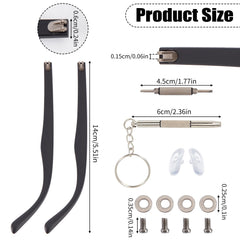 TR90 temple arms for glasses