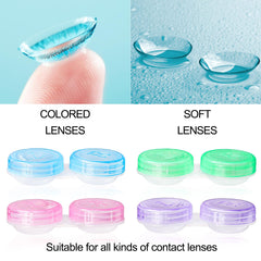 Green Nicunom contact lens case