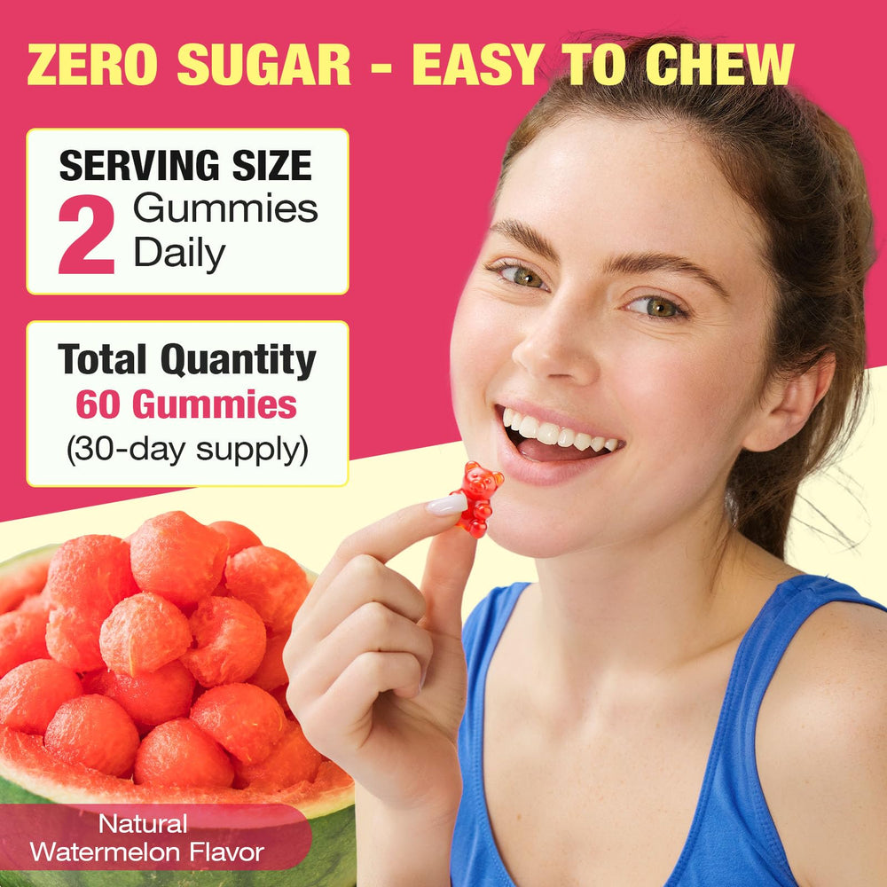 Bottle of NIFEISHI Berberine Gummies on white background