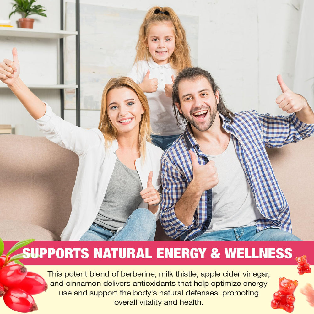 Gummy with Cinnamon and Milk Thistle ingredients visualization