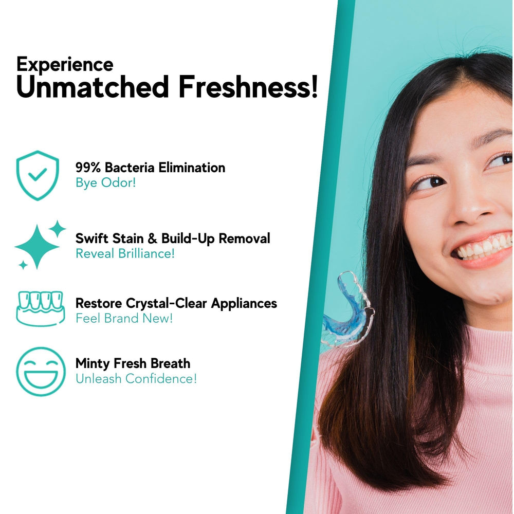 Night guard cleaner tablets for night guards