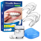 Front view of night mouth guard for teeth grinding