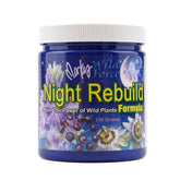 Night Rebuild Powder jar showing label and serving size