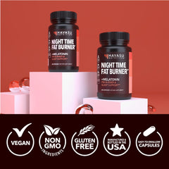 Person sleeping peacefully with Night Time Fat Burner