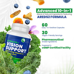 Night vision and blue light protection eye vitamins