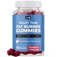 Night Time Fat Burner Gummies bottle and label