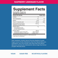 Nighttime Complete Raspberry Lemonade prepared as a drink