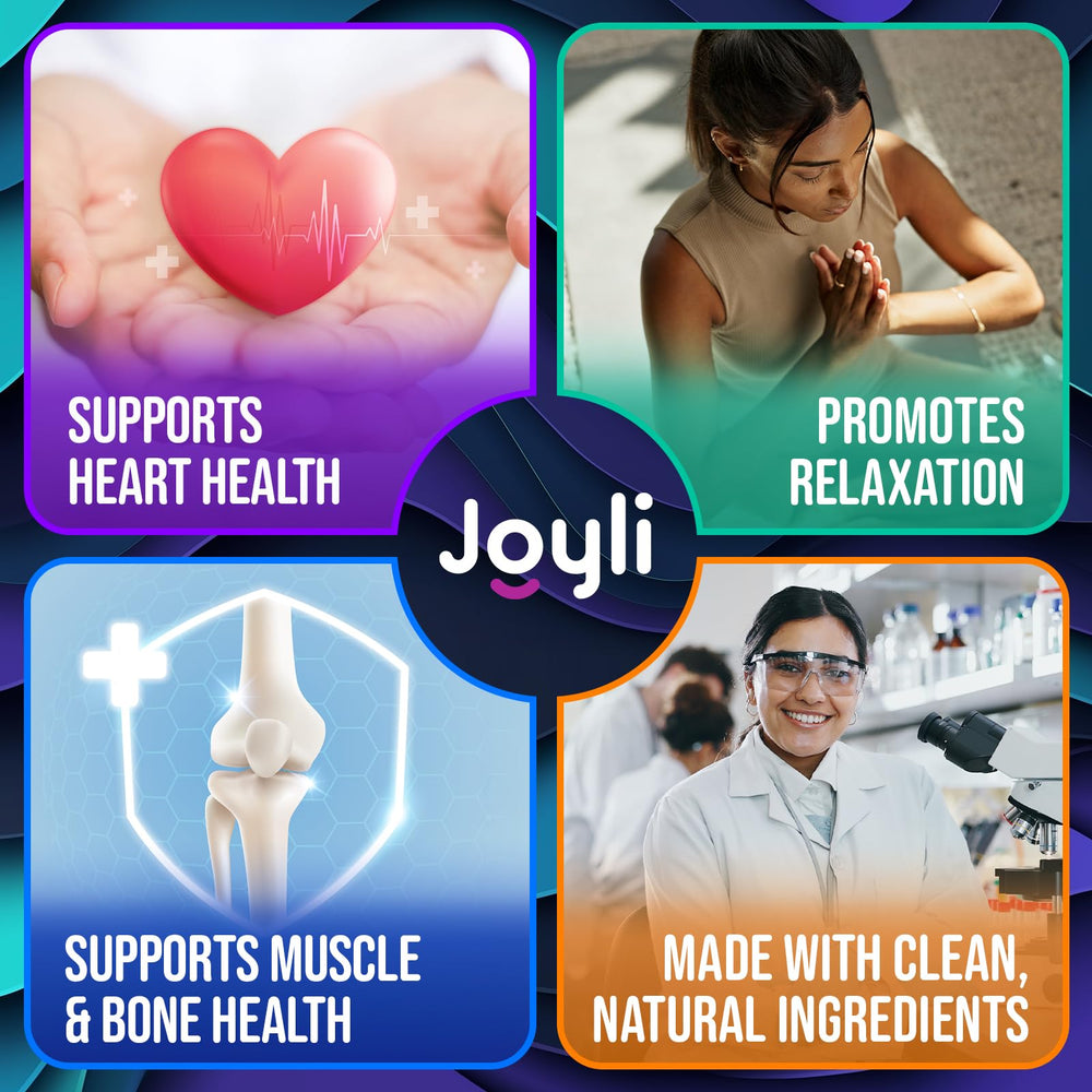 Nighttime routine with magnesium glycinate gummies for sleep and focus