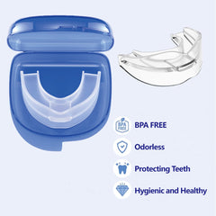 Lightweight, durable mouth guard designed to protect teeth during sleep
