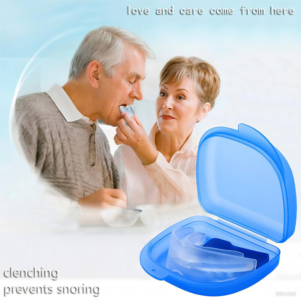 Easy-clean mouth guard with simple rinse for hygiene