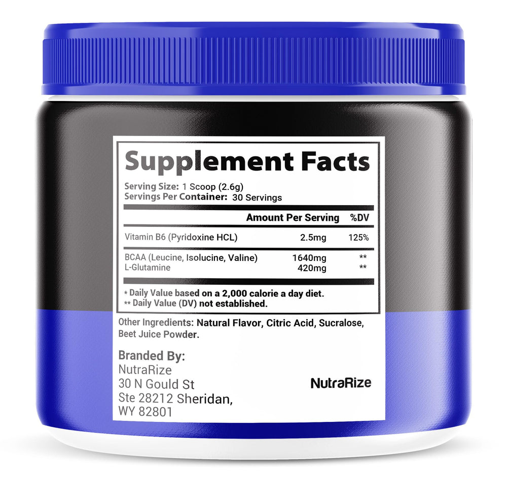 Nitric Boost Ultra ingredients panel on packaging