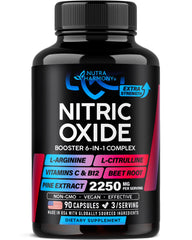 Nitric Oxide Booster bottle - 2250mg hero image