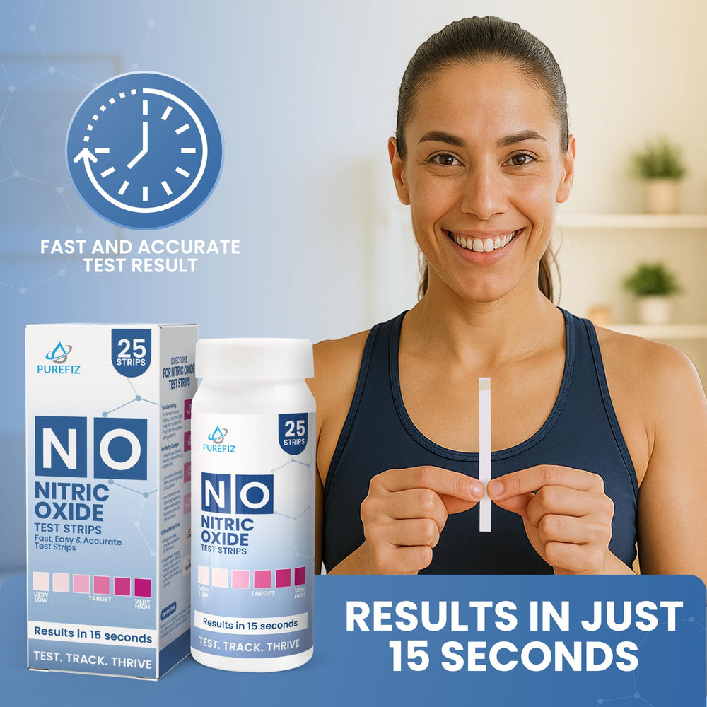 Saliva sample collected for nitric oxide testing