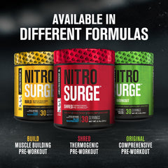 Nitrosurge Shred branding with NO emphasis imagery