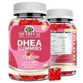 Niutrluxe DHEA Gummies bottle on white background
