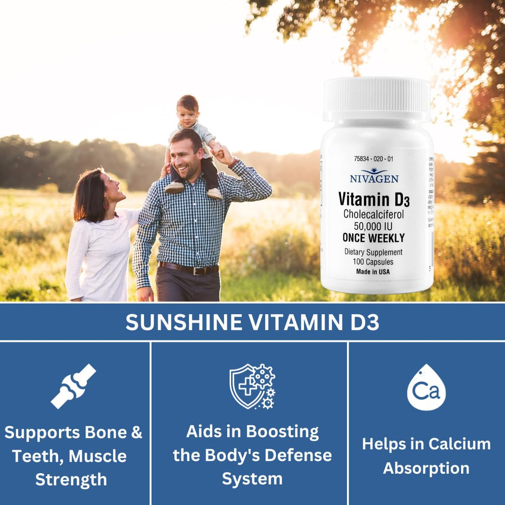 Package of 100 capsules for two years supply