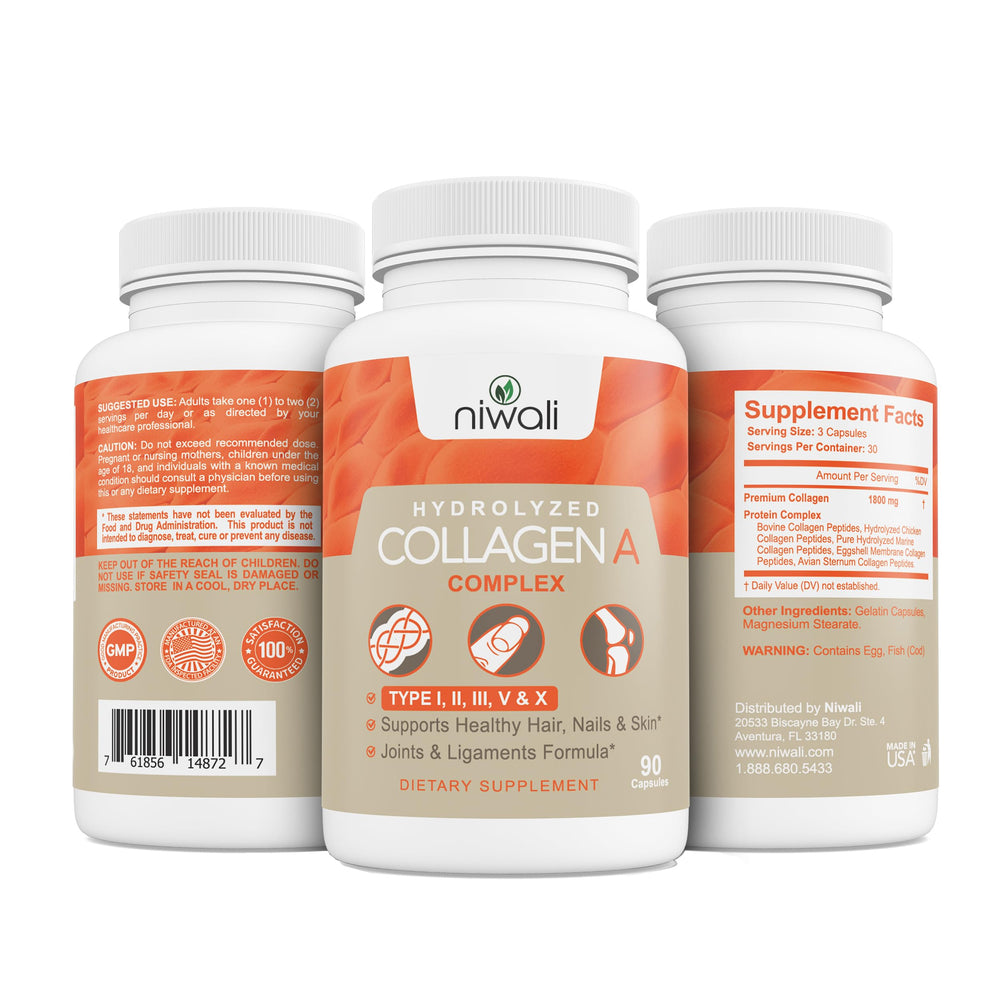 NiWALI collagen benefits for hair, skin, and nails