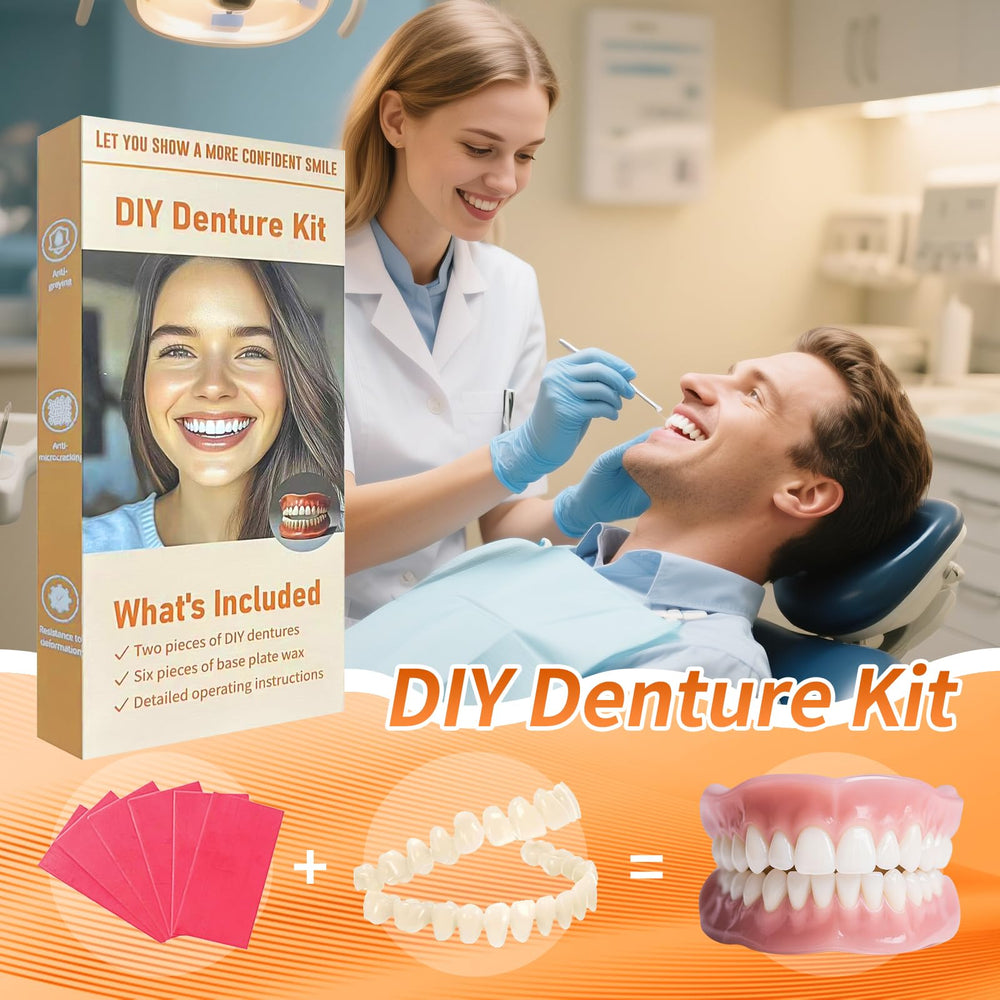 Gift-ready packaging of the Denture DIY Kit NK02