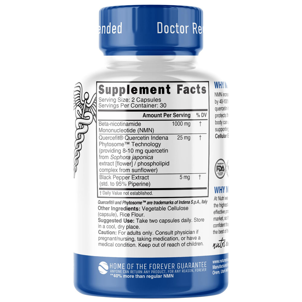 Close-up of NMN 1000mg capsule