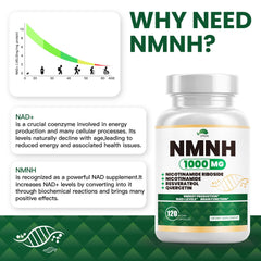 NMNH capsule with 1000mg NMNH per serving