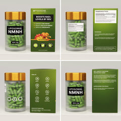 Graphic showing 300mg per serving for NMNH supplement.