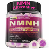 NMNH Gummies 300MG bottle label featuring Urolithin A