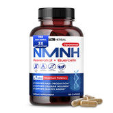 NMNH with Resveratrol supplement bottle front view