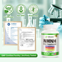 GMP-certified facility icons