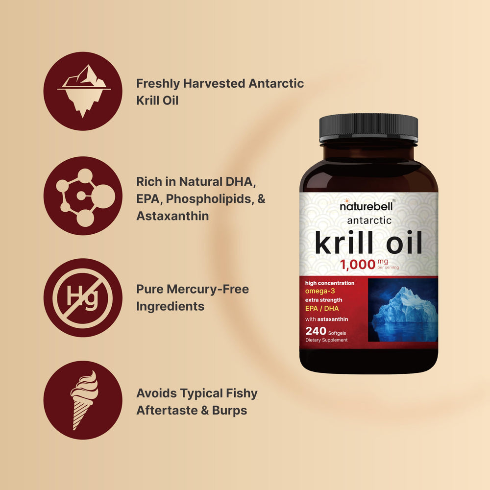 Krill oil softgel with no aftertaste