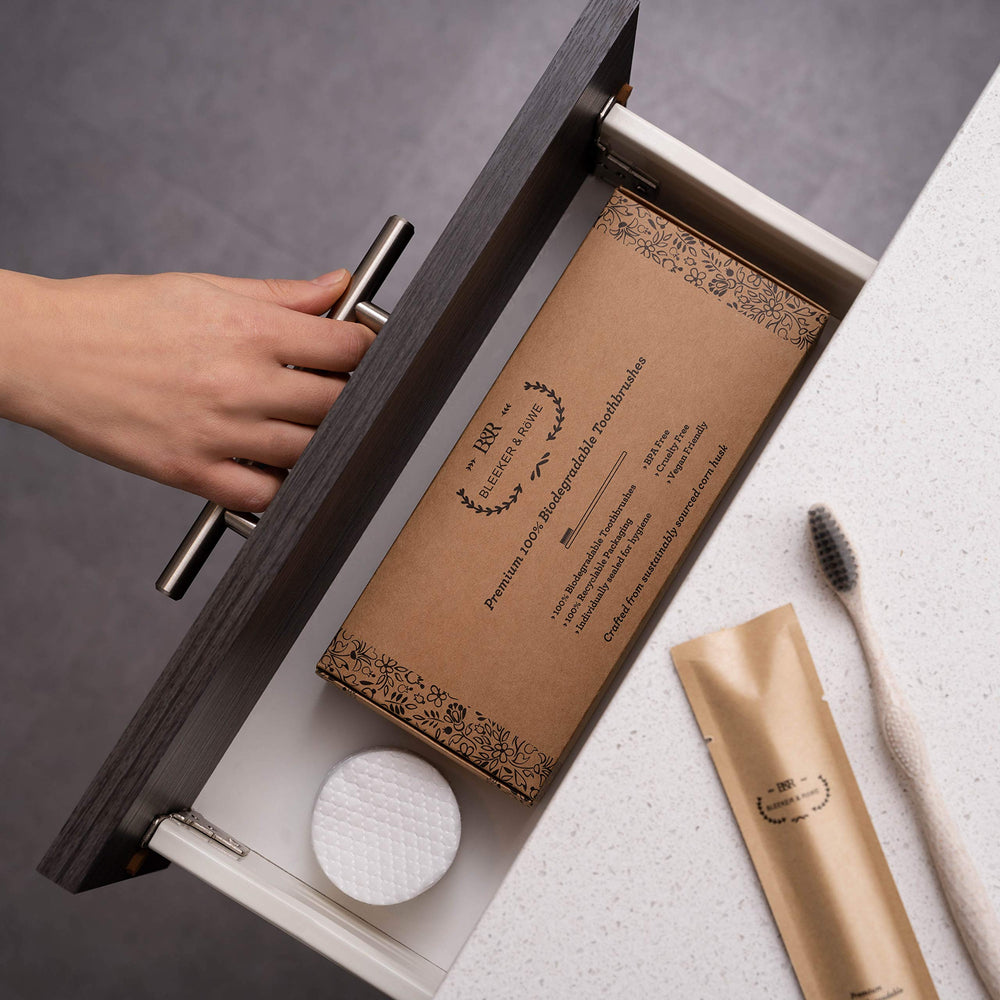 No animal products or testing for Bleeker & Rowe toothbrush