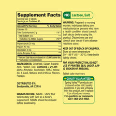 Product contains no artificial colors or flavors