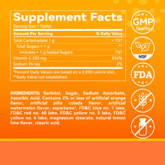 No artificial colors label on packaging