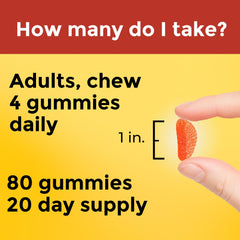 Gummies labeled no artificial flavors or dyes