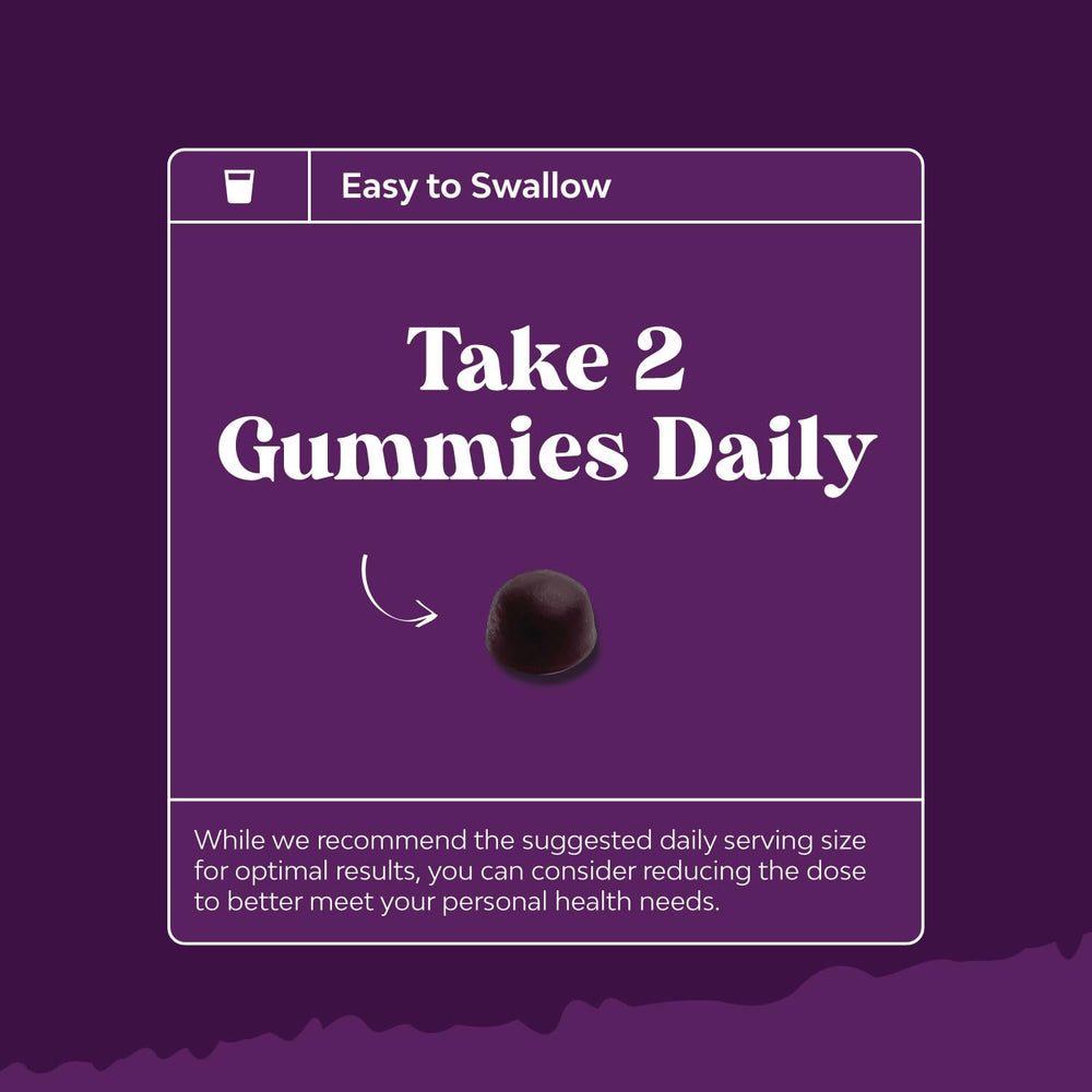 Vegan iron gummies with no artificial flavors