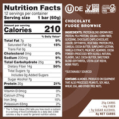 Label highlighting dairy-free and gluten-free ingredients
