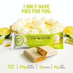 Nutrition information: 20g plant-based protein per bar