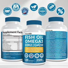Pure, dairy- and gluten-free fish oil supplement