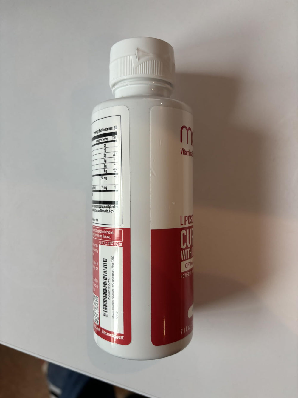 Label highlighting no fillers or binders in the formula
